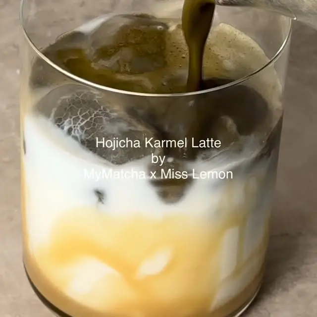 Wyobraź sobie delikatnie słodki karmel od Miss Lemon oraz orzechowy smak japońskiej Hojicha od MyMatcha 🌰 Wystarczy…