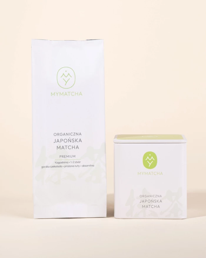 Puszka do matchy z matcha premium 30g