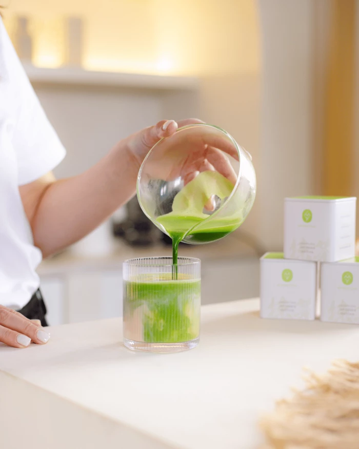 Czarka do matchy szklana