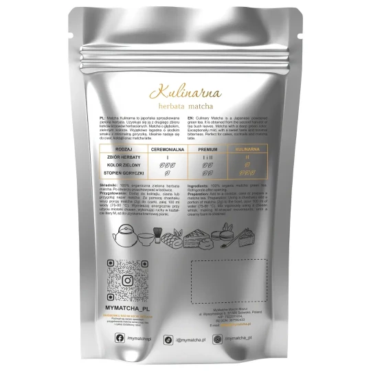MyMatcha Kulinarna tył
