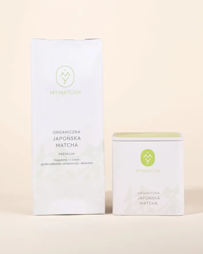 Puszka do matchy z matcha premium 30g